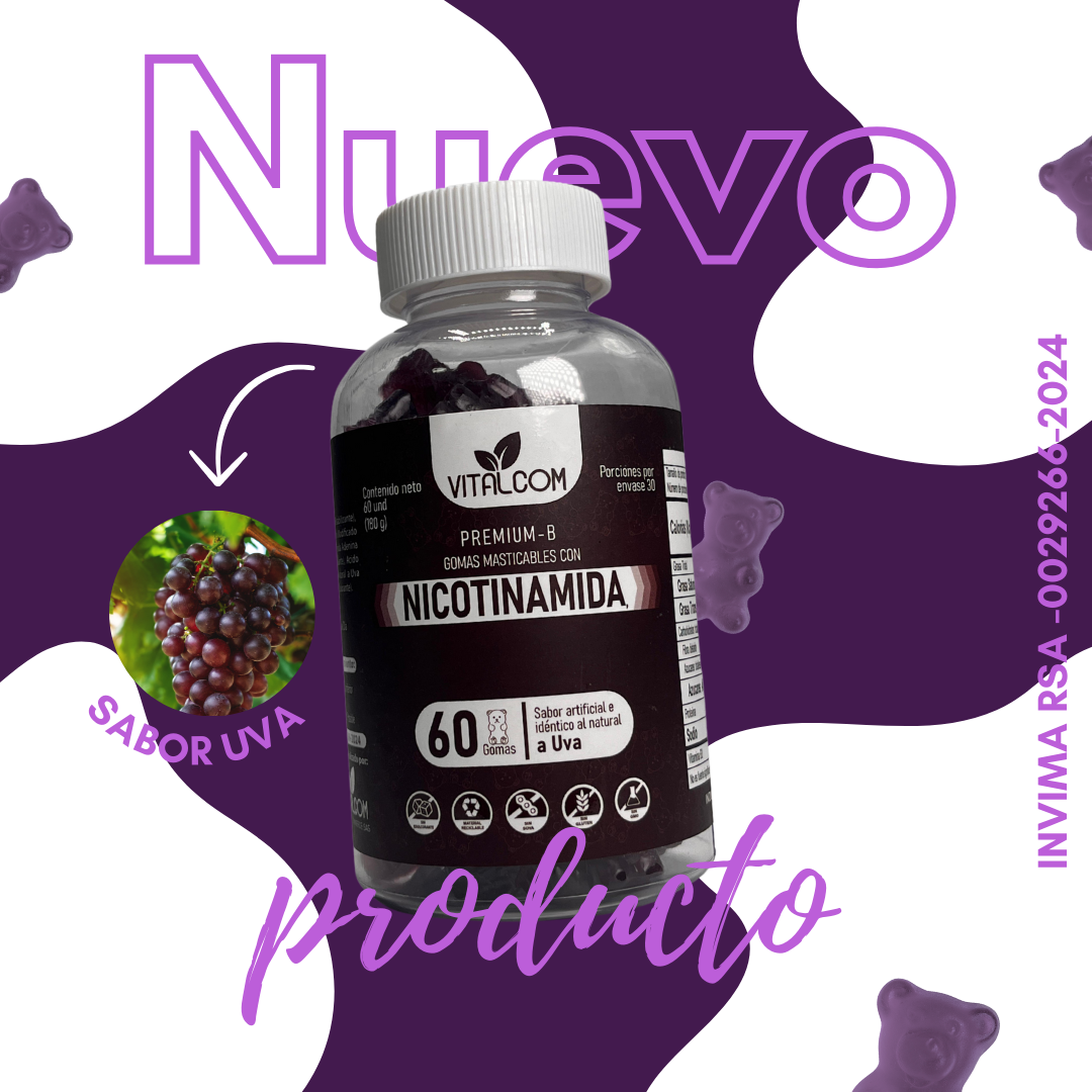 Gomas que TU cuerpo AGRADECERIA 😋 (Nicotinamida Vitamina B3)